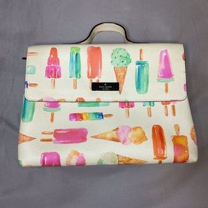 Kate Spade Ice Cream Travel Cosmetic Toiletry Case